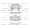 1605122 93188727 SBDS320 Set placute frana Opel Astra H STARLINE